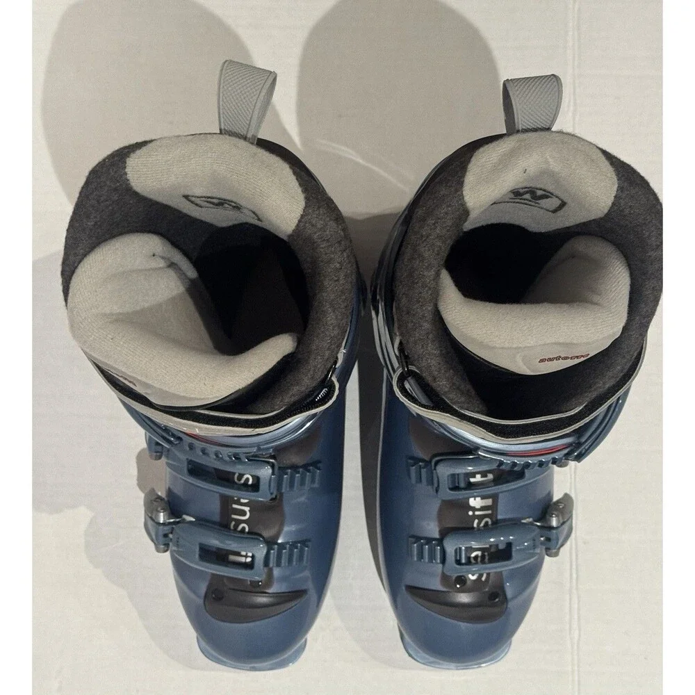 SALOMON Performa 5.0 Downhill Alpine Blue Womens Ski/Snowboard Boots Size 9